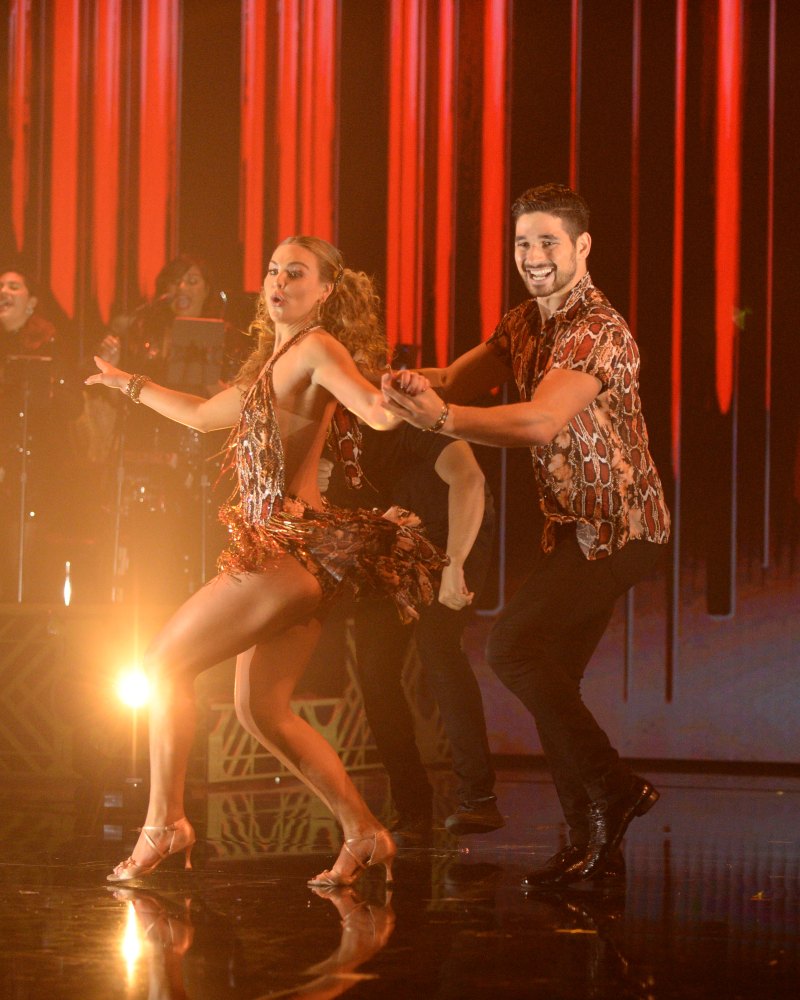 HANNAH BROWN, ALAN BERSTEN Cheetah Print DWTS Costume