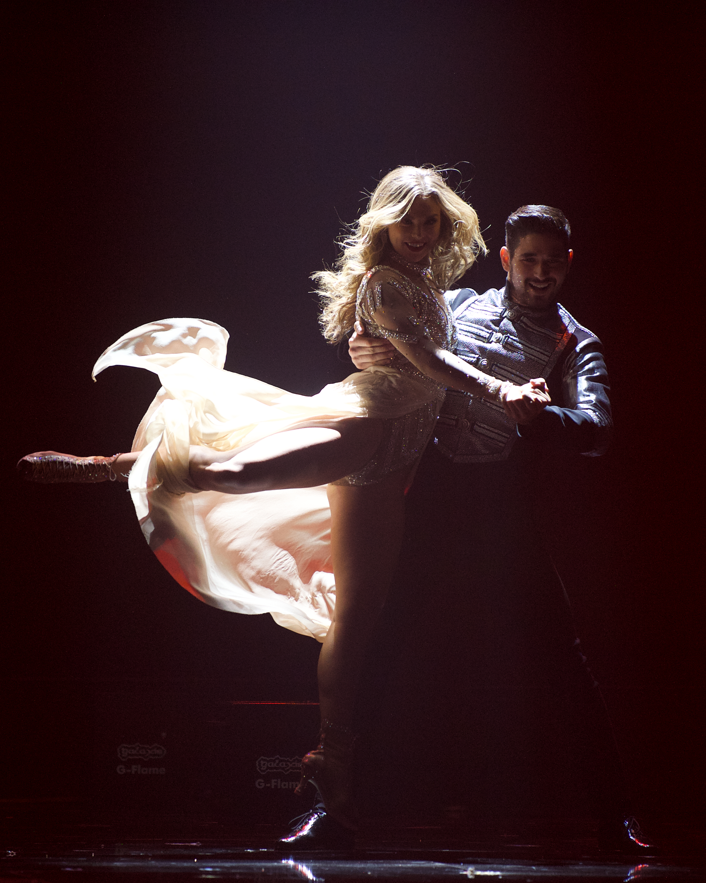 HANNAH BROWN Diamond Leotard with skirt DWTS finale