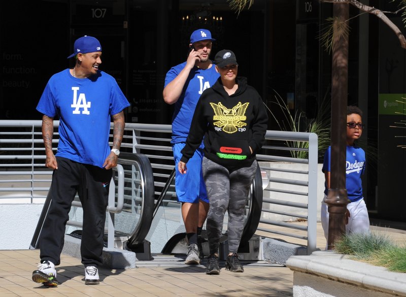 Amber Rose Shows off Her Post-Baby Body While out With Boyfriend Alexander Edwards and Son Sebastian