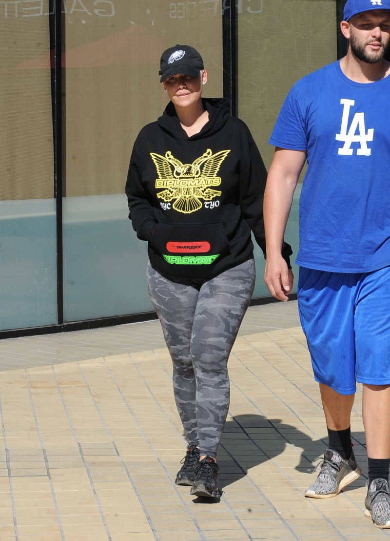 Amber Rose Shows off Her Post-Baby Body While out With Boyfriend Alexander Edwards and Son Sebastian