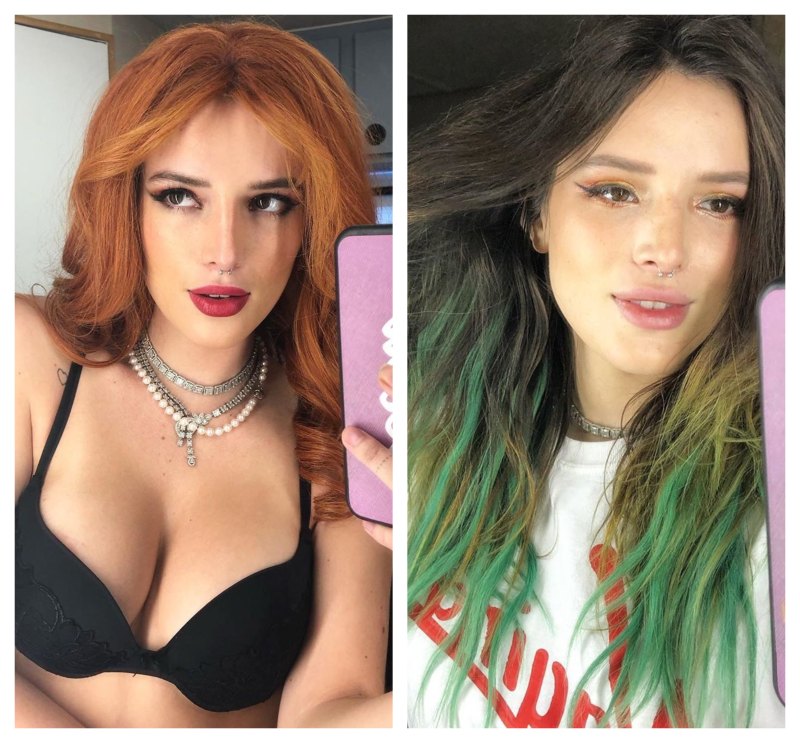 Celebrity Hair Transformations 2019, Bella Thorne