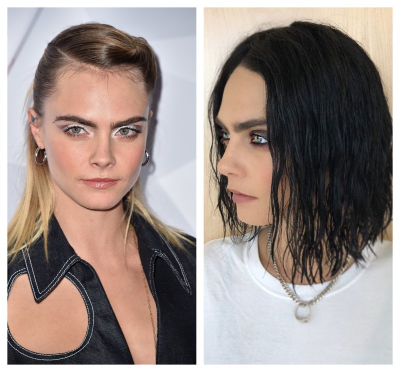Celebrity Hair Transformations 2019, Cara Delevingne