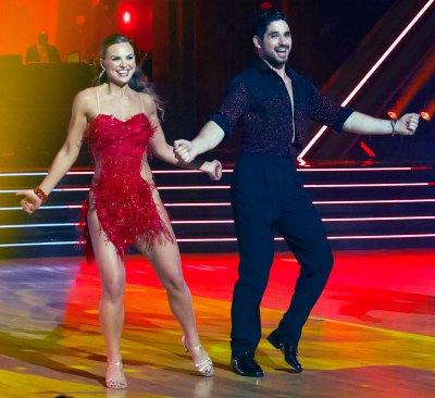 Hannah Brown Dishes Chemistry DWTS Partner Alan Bernsten