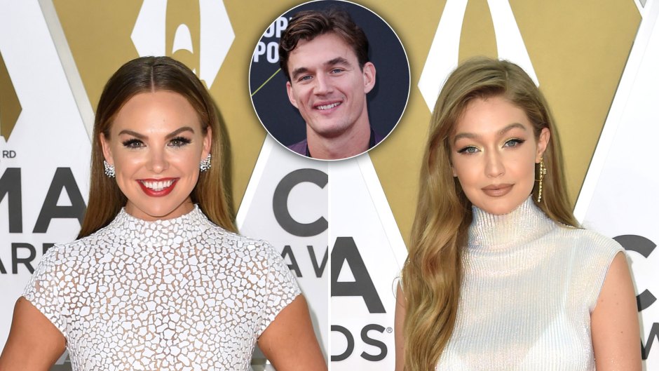 Hannah Brown and Gigi Hadid Attend the CMAs After Tyler Cameron Split