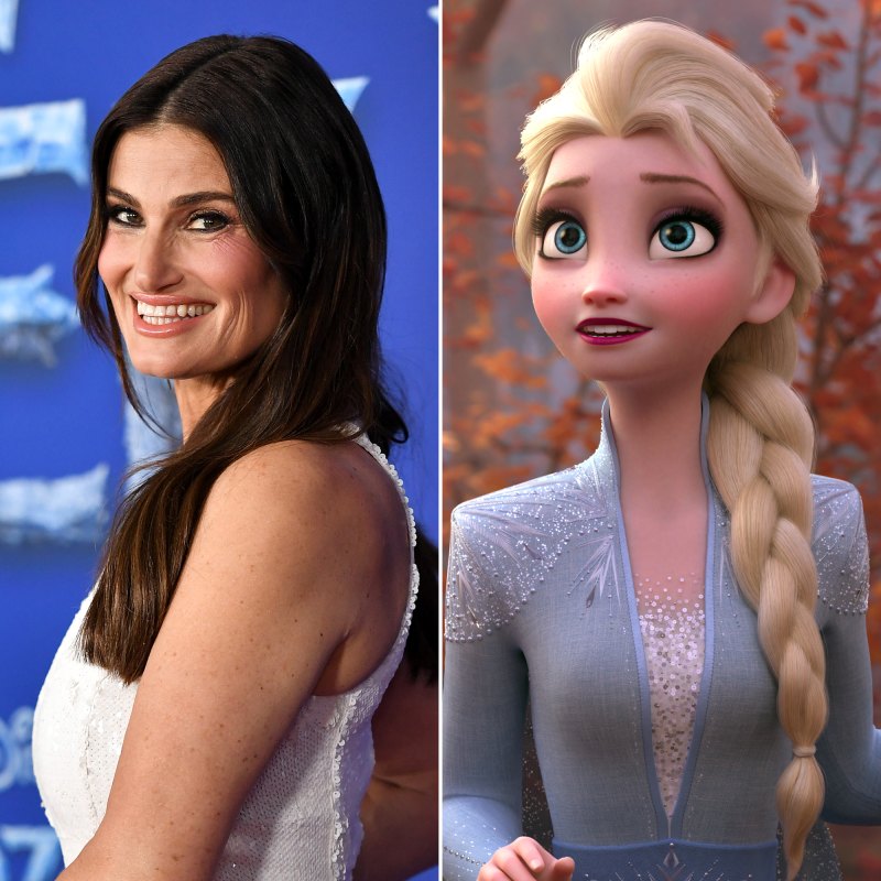 Idina Menzel and Elsa Frozen 2 Cast