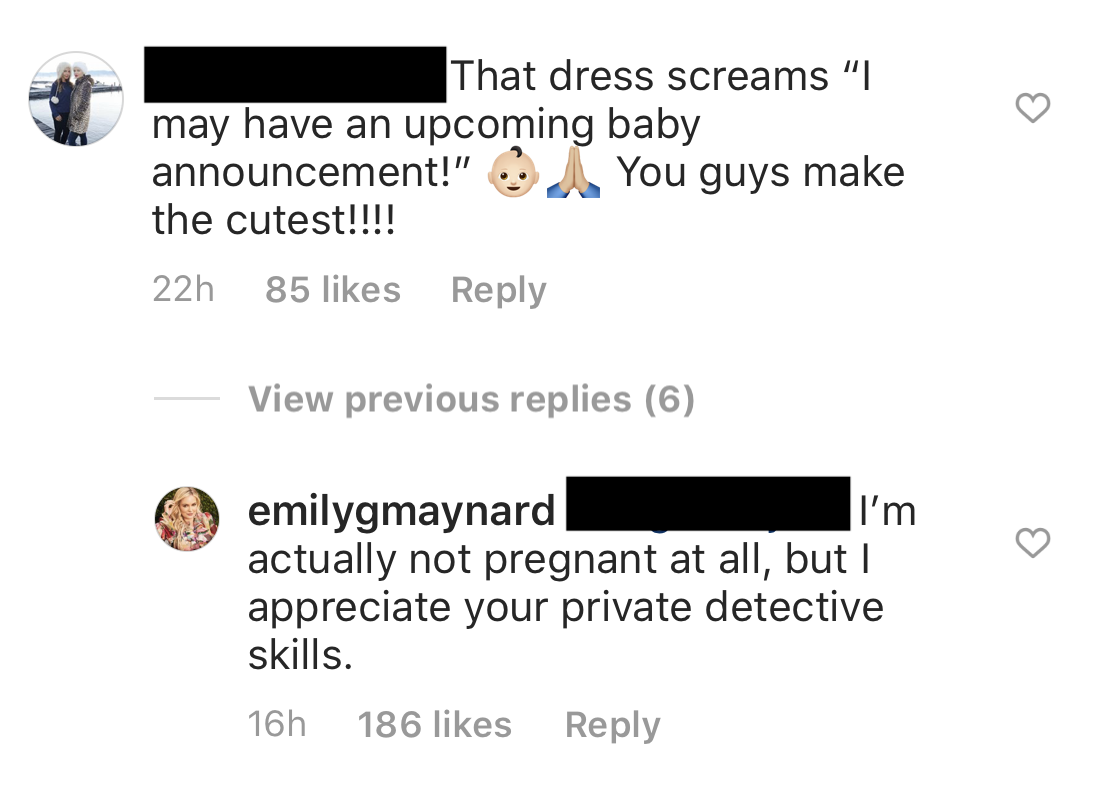 Bachelorette Emily Maynard Claps Back at Trolls on Instagram 2