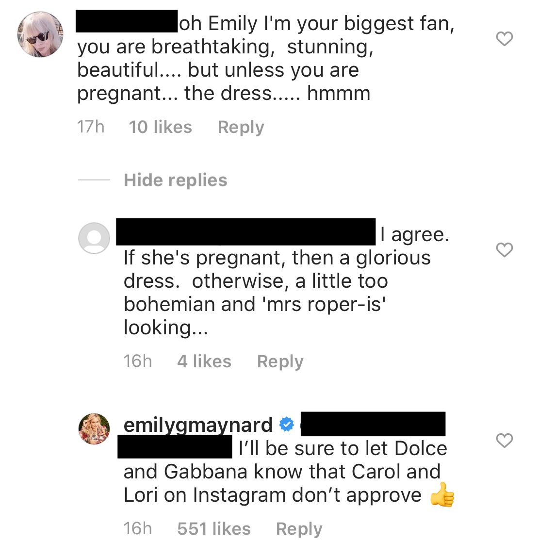 Bachelorette Emily Maynard Claps Back at Trolls on Instagram