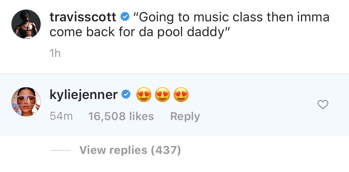 Kylie Jenner Shows Travis Scott Love on Instagram