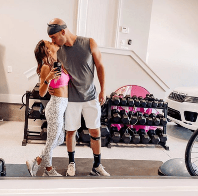 Janan Kramer Working Out With her Husband Mike Caussin