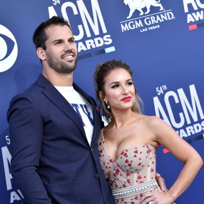 Jessie James Decker and Husband Eric Decker Posing on the Red Carpet