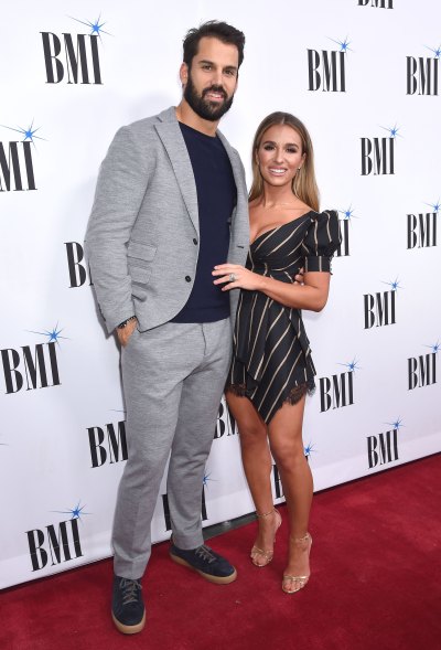 Jessie James Decker and Husband Eric Decker Posing on the Red Carpet