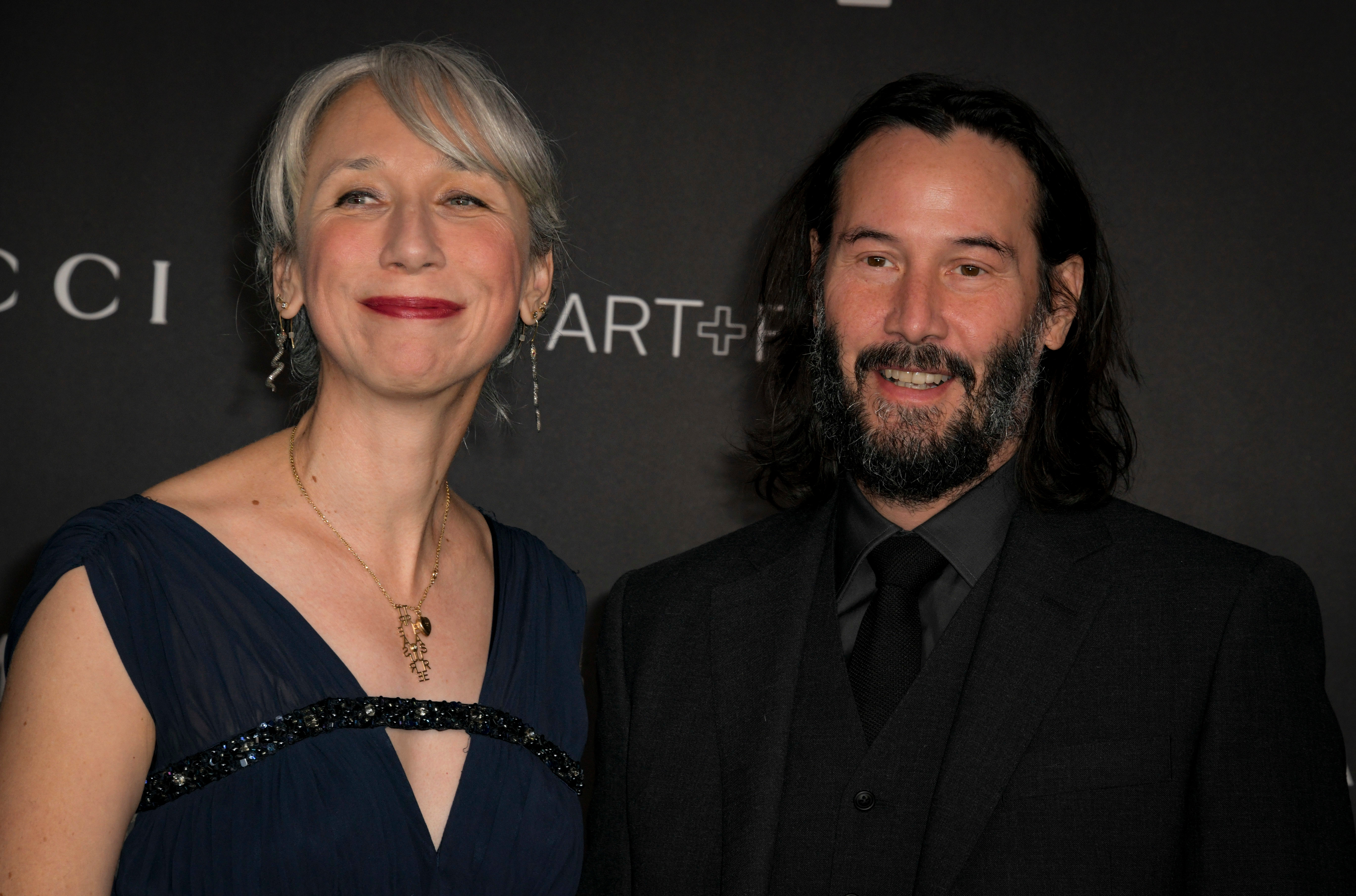 Keanu Reeves and Alexandra Grant