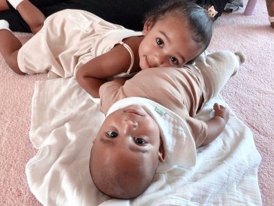 Kim Kardashian Shares Sweet Photo of Psalm and Chicago