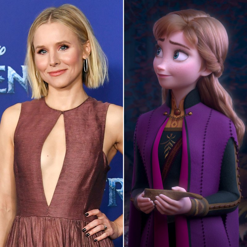 Kristen Bell and Anna Frozen 2 Cast