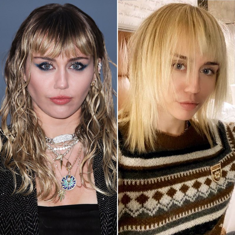 Miley Cyrus Celebrity Hair Transformations