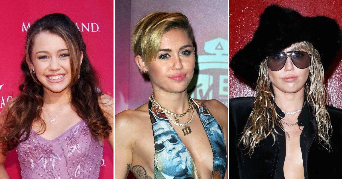 Miley Cyrus Style Transformation Over the Years: See Photos