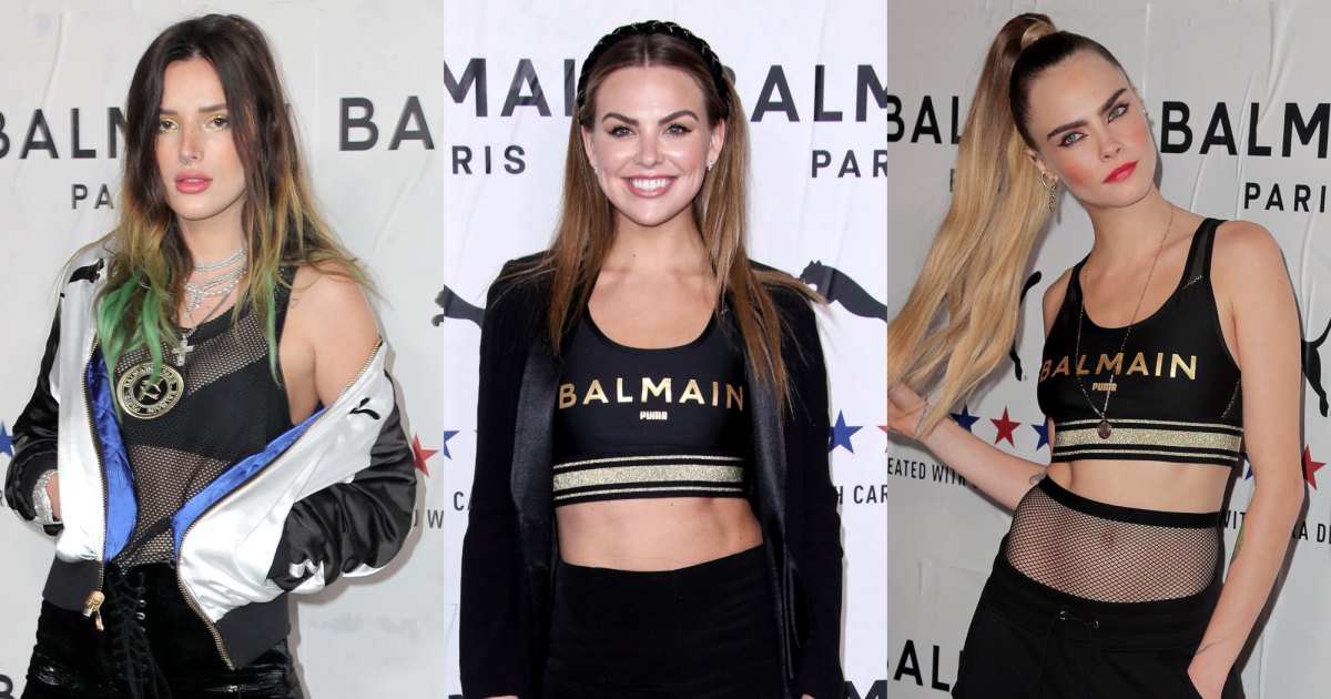 Puma x Balmain Launch Event: Bella Thorne, Hannah Brown and More