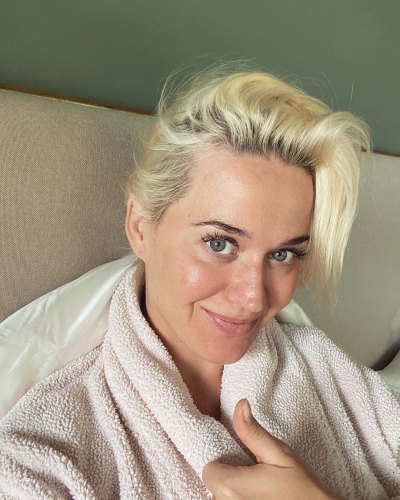 Pregnant Katy Perry Goes Makeup-Free