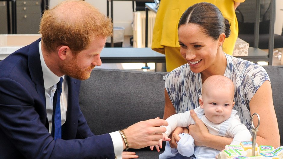 Prince Harry, Meghan Markle and Baby Archie During Royal Tour
