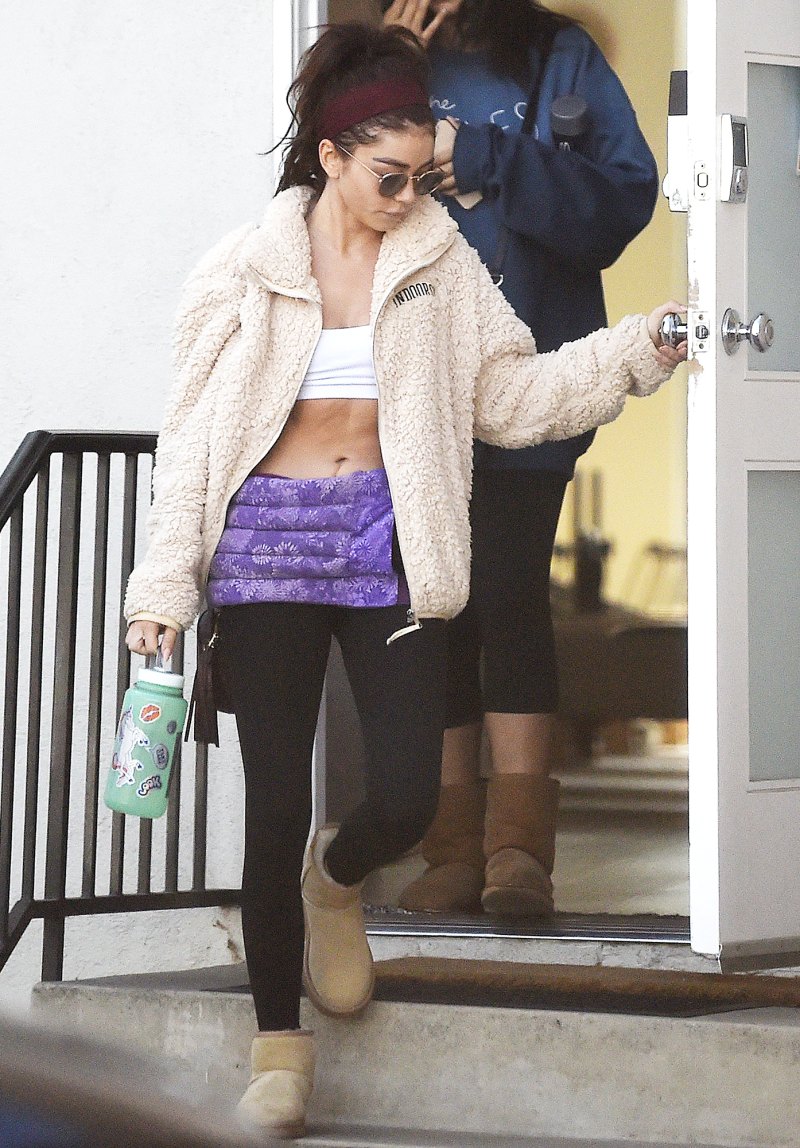 Sarah Hyland Flaunts Her Toned Tummy After Her Pilates Workout