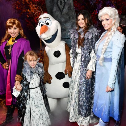 Selena Gomez and Her Little Sister Rock Matching Outfits at the 'Frozen' Premiere and It's Everything