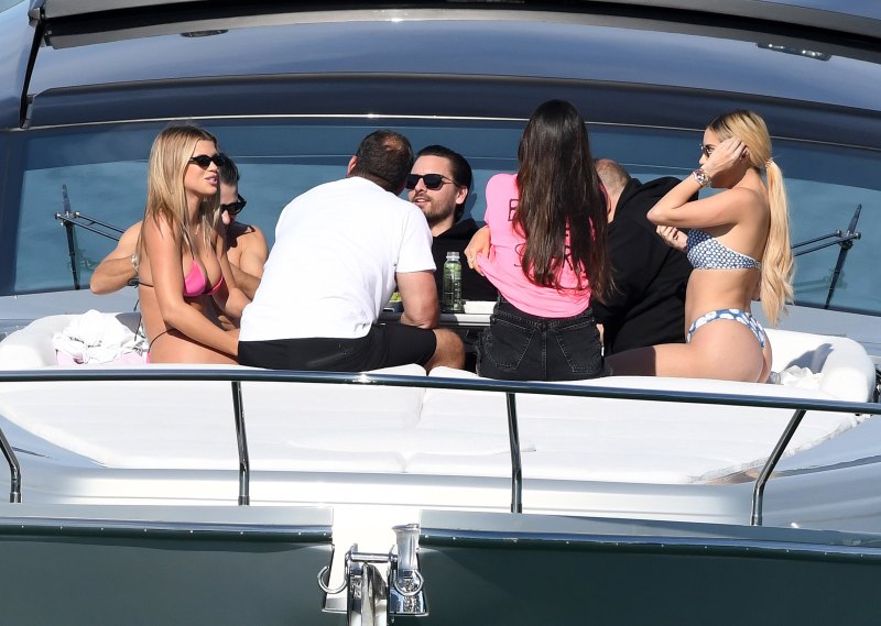 Sofia Richie and Scott Disick Yachting in Miami With Friends