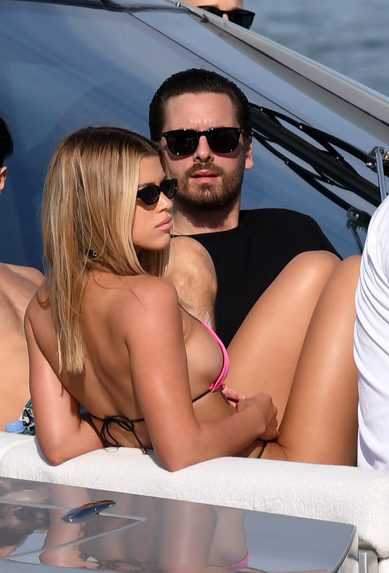 Sofia Richie and Scott Disick Yachting in Miami With Friends
