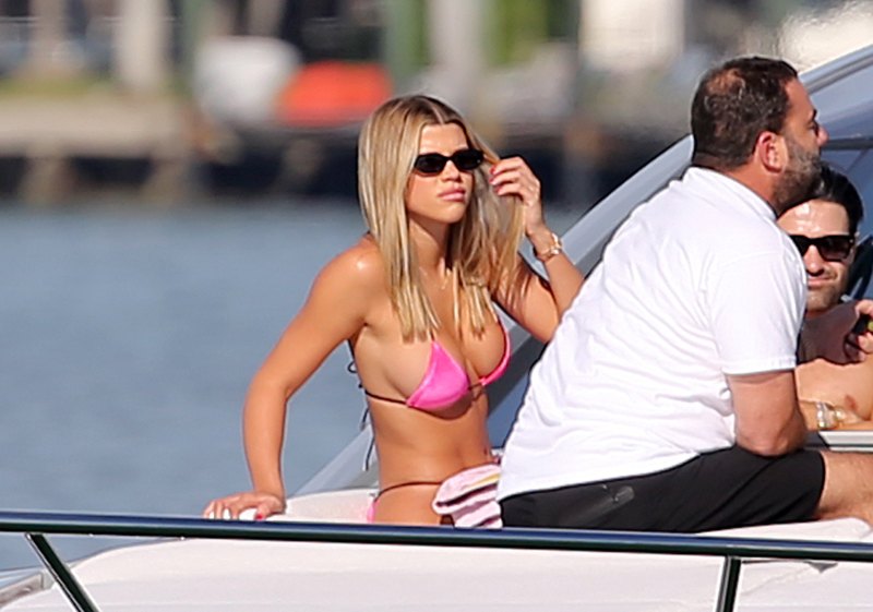 Sofia Richie and Scott Disick Yachting in Miami With Friends