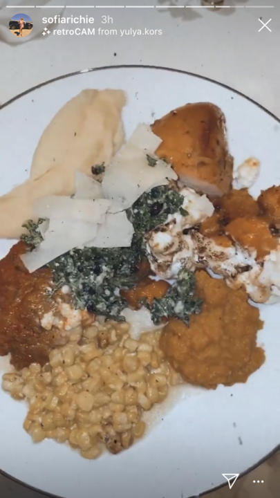 Sofie Richie Thanksgiving Dinner 2019