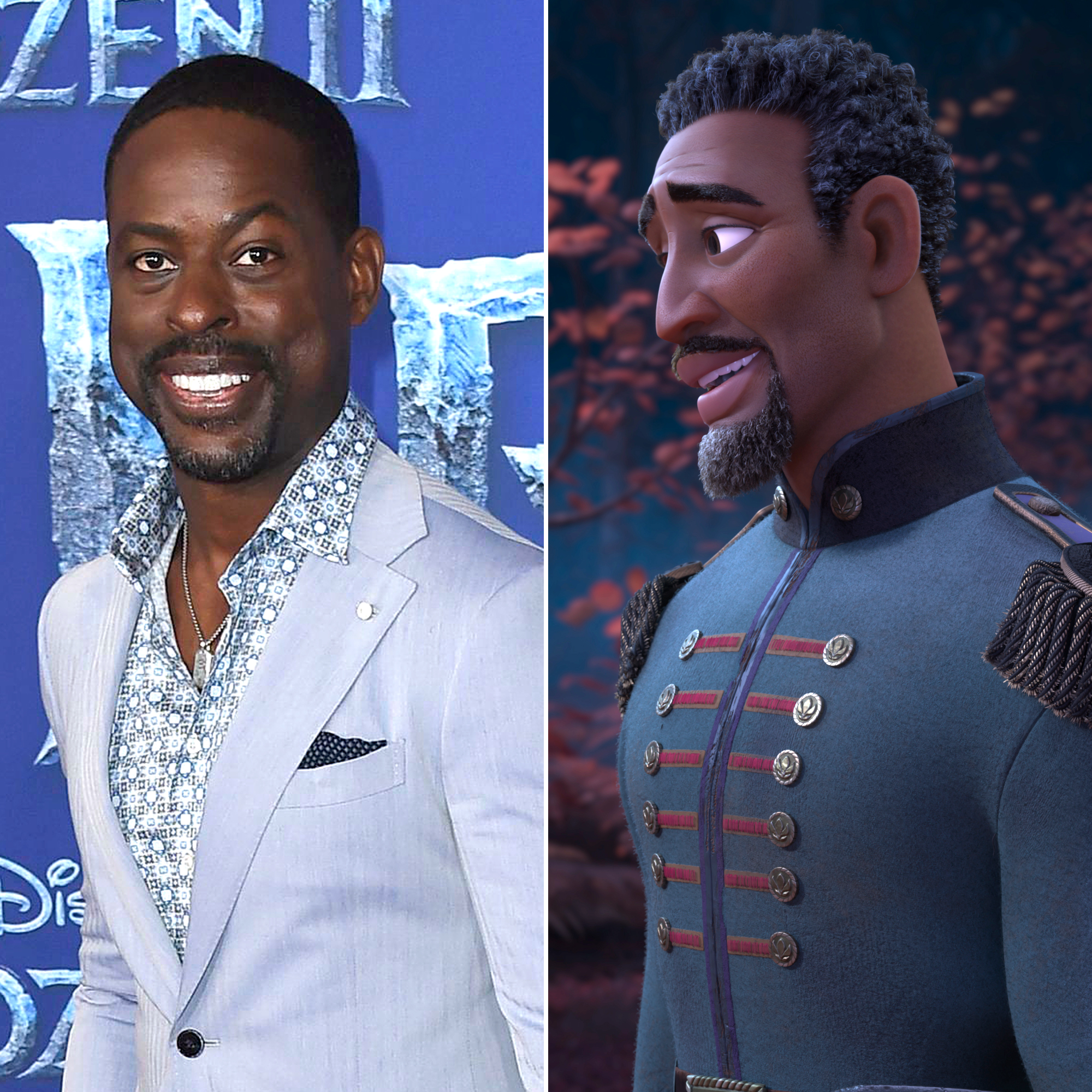 Sterling K. Brown and Mattias Frozen 2 Cast