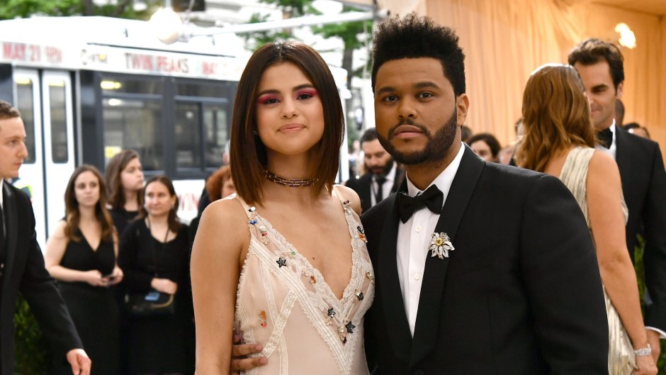 Selena Gomez Wearing a Dress With The Weekend at the Met Gala