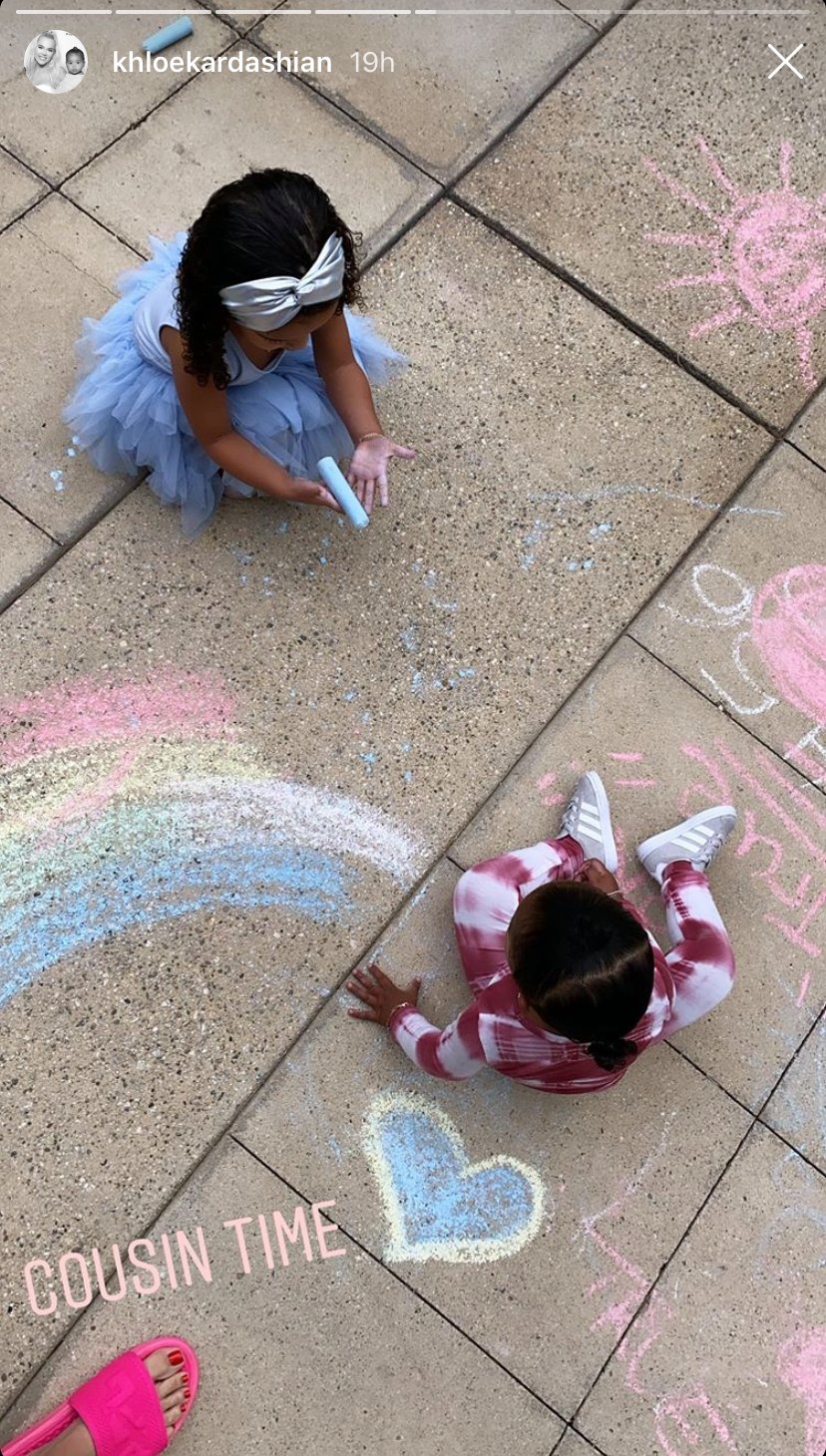 True Thompson and Dream Kardashian Cutest Photos