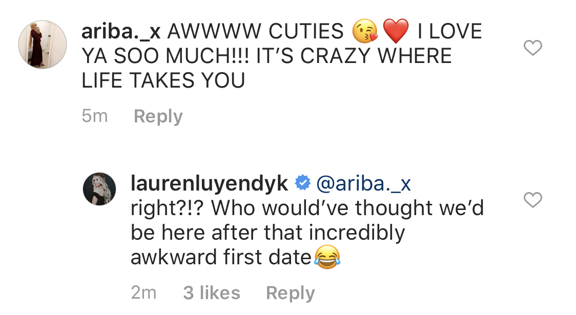 Lauren Luyendyk Instagram Comment