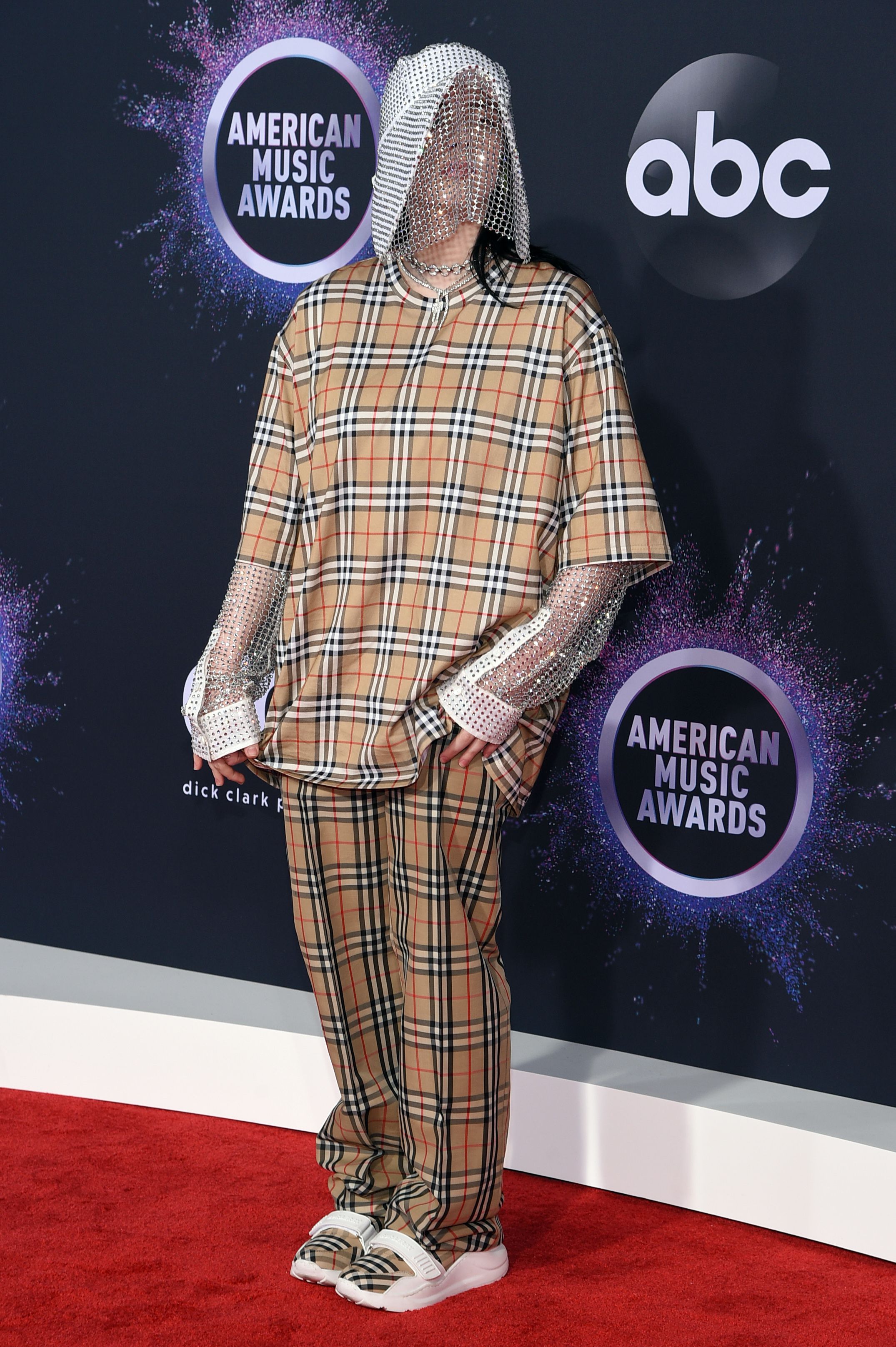 Billie Eilish on the 2019 AMAs Red Carpet