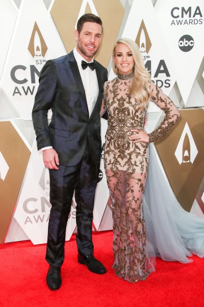 Carrie Underwood, Mike Fisher at 2019 CMAs