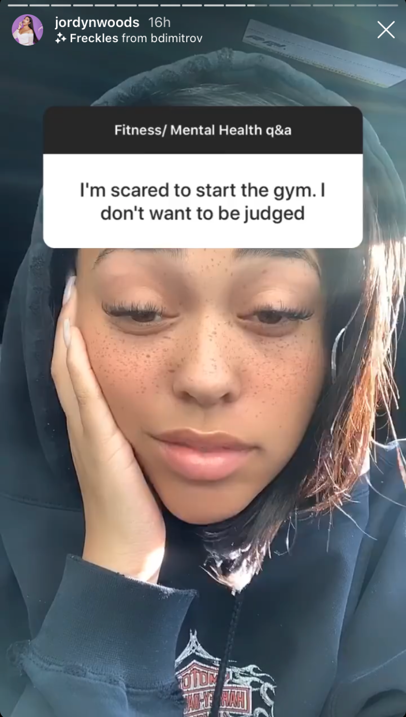 Jordyn Woods Frstplace Q&A on Instagram