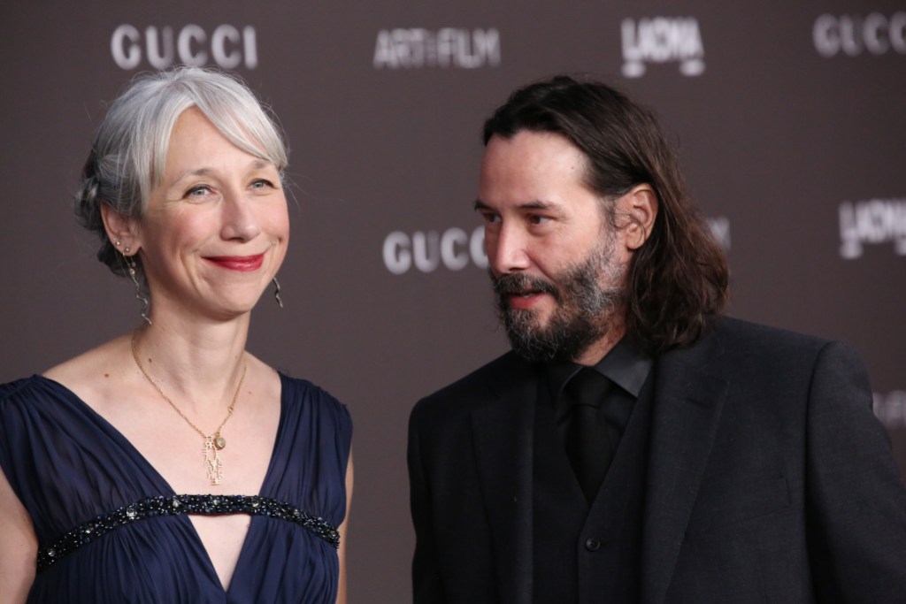 Keanu Reeves and Alexandra Grant