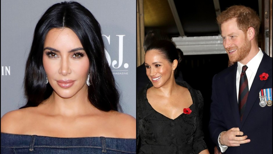Kim Kardashian, Meghan Markle and Prince Harry