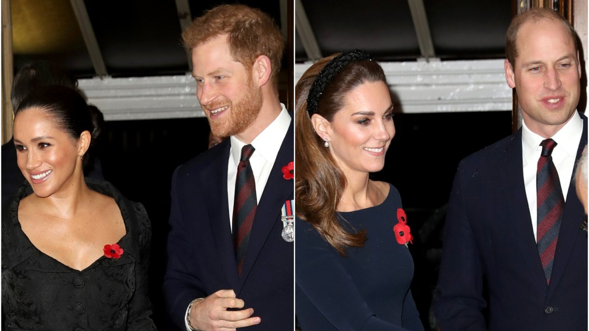 Meghan Markle, Kate Middleton, Prince Harry and Prince William