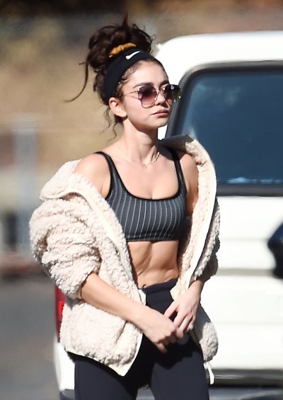 Sarah Hyland in Gym Clothes