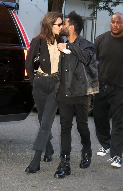Bella Hadid and The Weeknd out and about, New York, USA - 09 Oct 2018