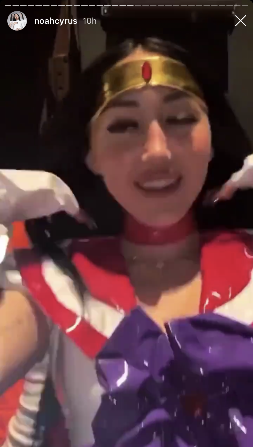 Tana Mongeau Noah Cyrus Halloween Costumes and Concert