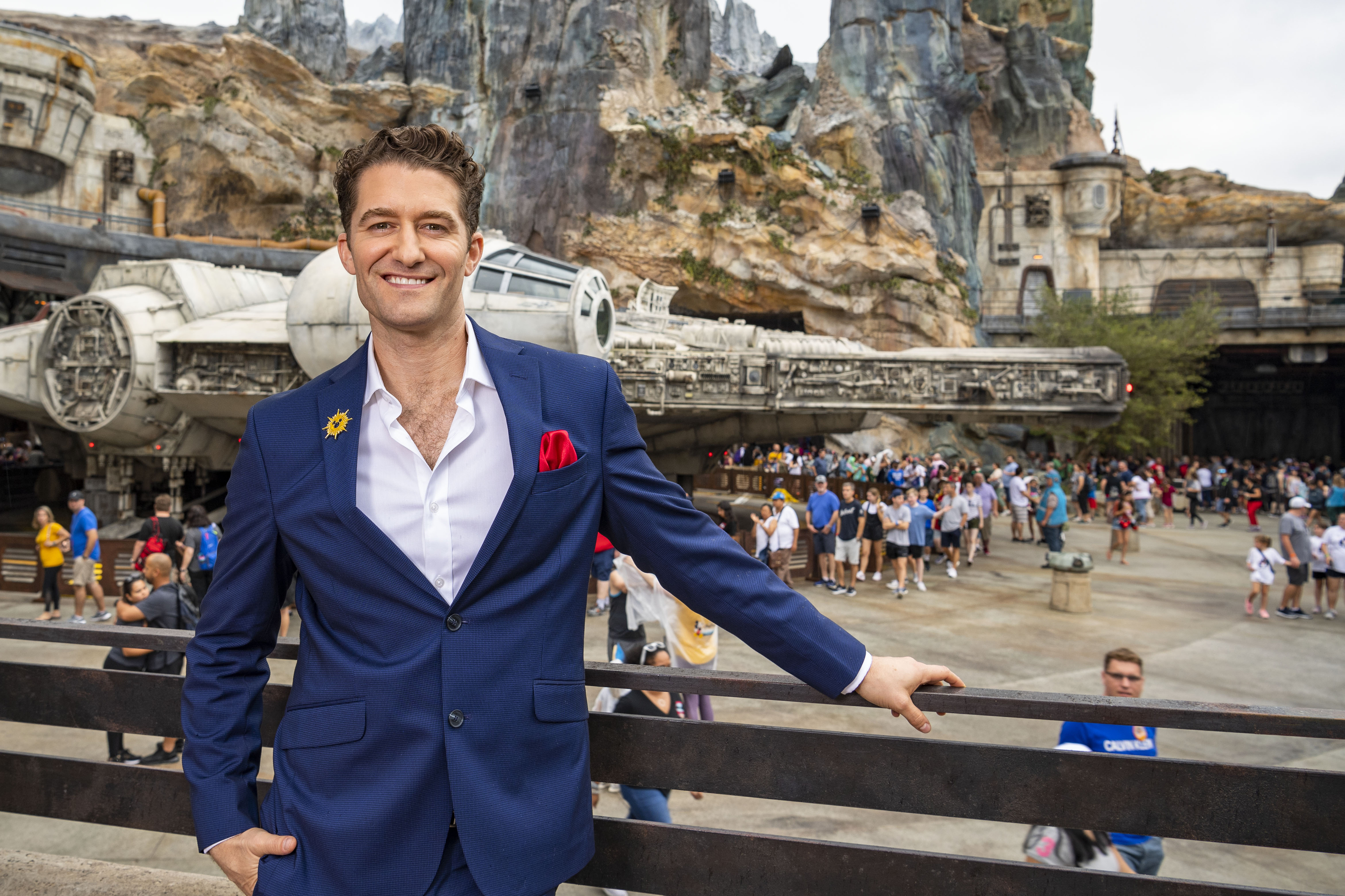 Disney Parks Magical Christmas Day Parade Matthew Morrison