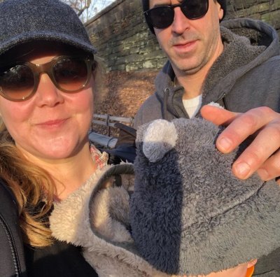 Amy Schumer With Son Gene and Husband