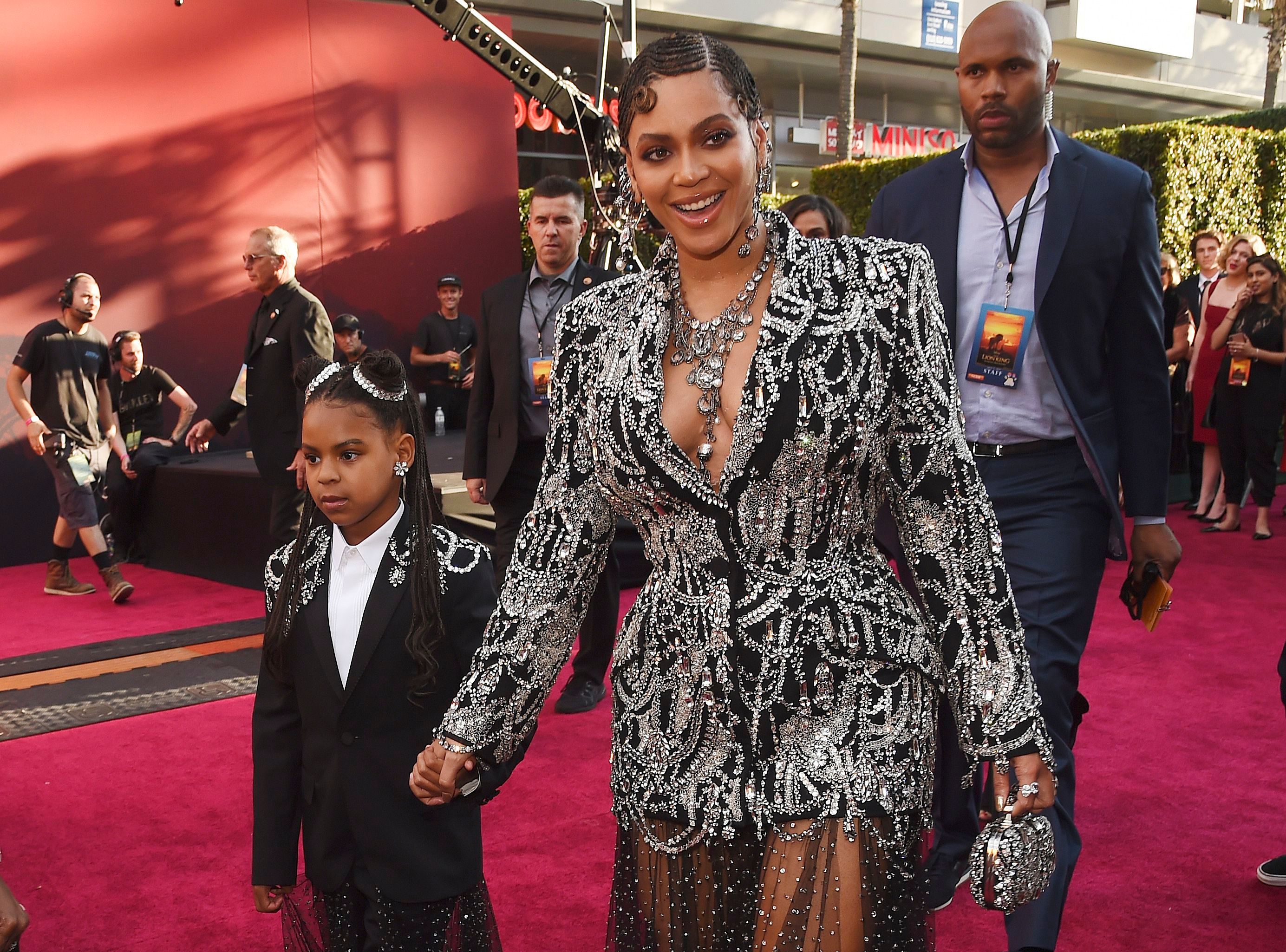 Beyoncé and Blue Ivy Holding Hands on the Red Carpet