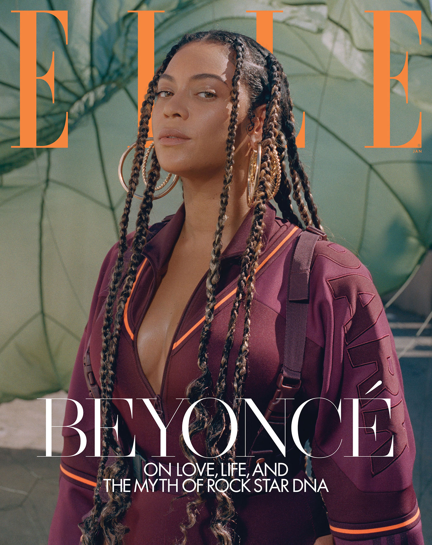 Beyonce on the cover Of Elle Magazine January 2020