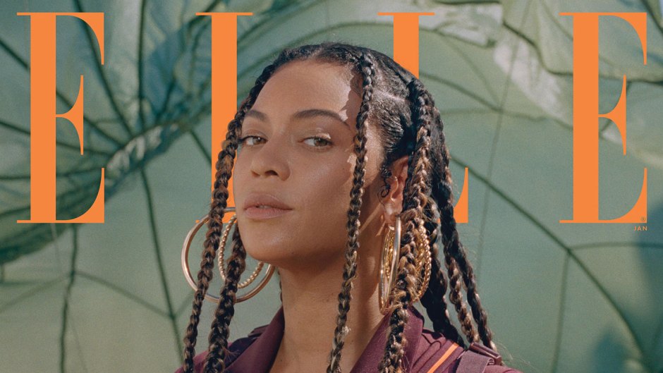Beyonce on the cover Of Elle Magazine January 2020