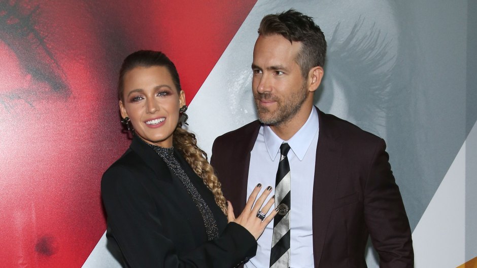 Blake Lively and Ryan Reynolds at the 'A Simple Favor' film premiere