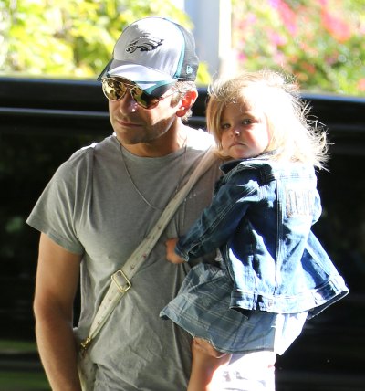 Bradley Cooper Carrying His Daughter, Lea