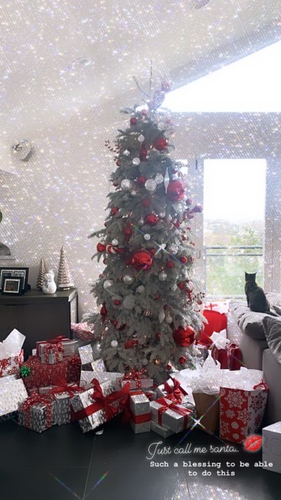 Celebrities Celebrating Christmas